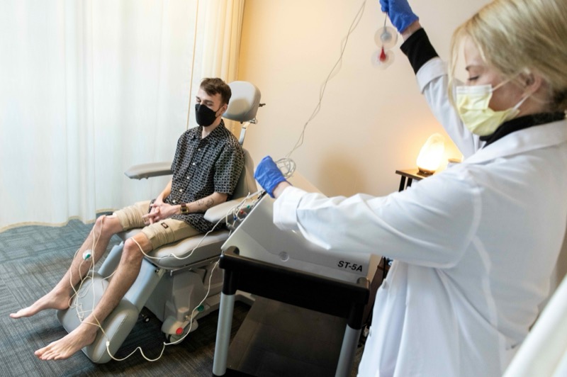Scrambler Therapy device at UCLA